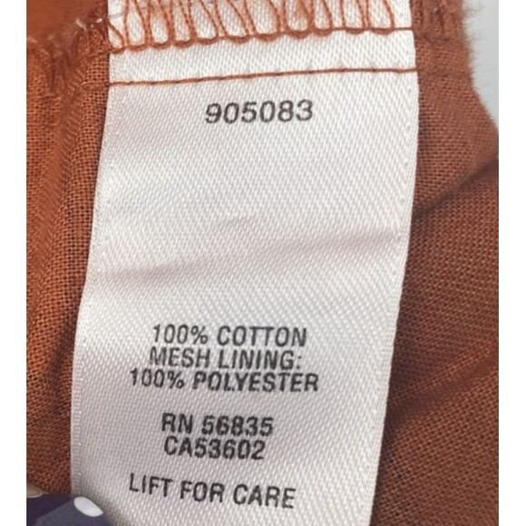 Cabelas Fishing Shirt Mens 2XL Rust Fish Print Vented Short Sleeves EUC - Picture 8 of 12